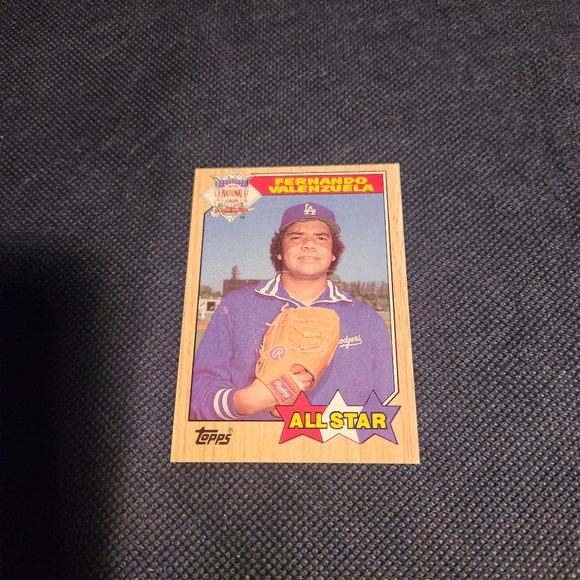 Fernando Valenzuela All Star Baseball Card With Many Ink Mistake’s
